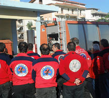 Εκπαίδευση της Ομάδας Διάσωσης Αρκαδίας στις εγκαταστάσεις της πυροσβεστικής (εικόνες)