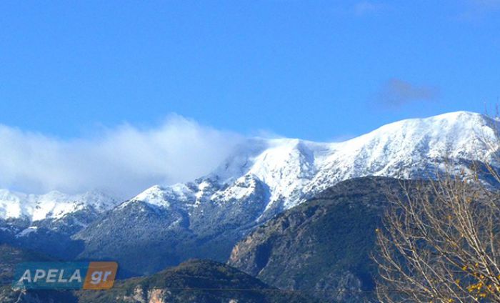 «Ντύθηκε» στα λευκά ο Ταΰγετος! (εικόνες)