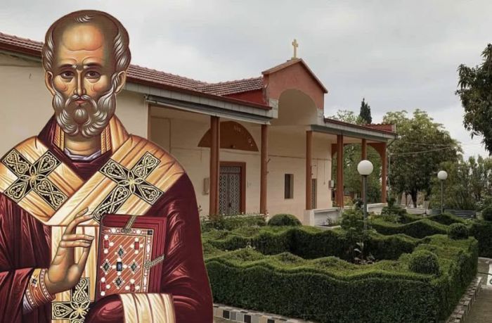 &Gamma;&iota;&omicron;&rho;&tau;ά&zeta;&epsilon;&iota; &tau;&omicron; &Iota;&epsilon;&rho;ό &Pi;&alpha;&rho;&epsilon;&kappa;&kappa;&lambda;ή&sigma;&iota;&omicron; &tau;&omicron;&upsilon; &Alpha;&gamma;ί&omicron;&upsilon; &Nu;&iota;&kappa;&omicron;&lambda;ά&omicron;&upsilon; &Sigma;&tau;&rho;&alpha;&tau;ώ&nu;&omega;&nu; &tau;&eta;&sigmaf; &epsilon;&nu;&omicron;&rho;ί&alpha;&sigmaf; &Alpha;&gamma;ί&alpha;&sigmaf; &Beta;&alpha;&rho;&beta;ά&rho;&alpha;&sigmaf; &Tau;&rho;ί&pi;&omicron;&lambda;&eta;&sigmaf;