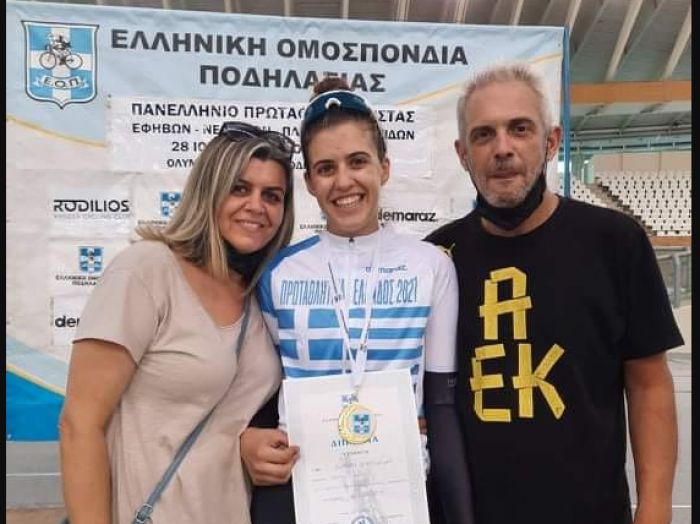 Ποδηλασία | Πρωταθλήτρια Ελλάδος η Κωνσταντίνα Φαρφαρά από την Τρίπολη!