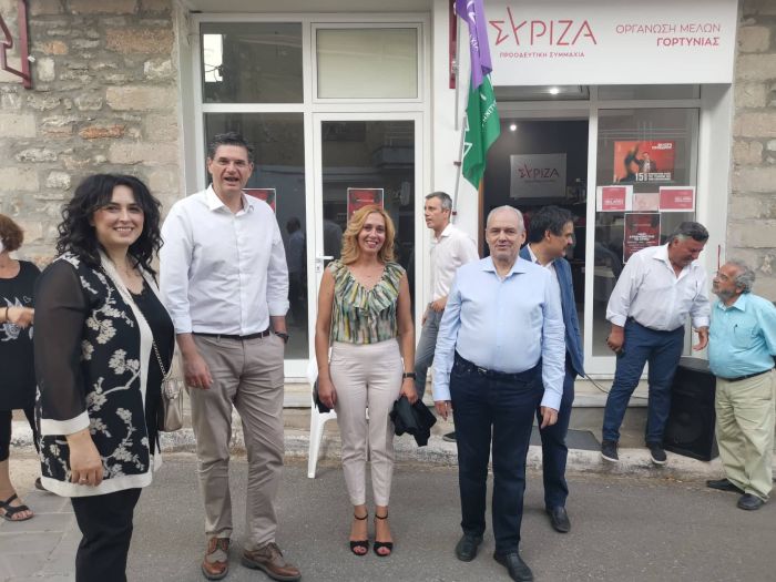 Εγκαινιάστηκαν τα γραφεία του ΣΥΡΙΖΑ στα Τρόπαια Γορτυνίας (εικόνες)