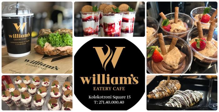 Williams Eatery&rsquo;s Caf&eacute; &ndash; &Pi;&lambda;&omicron;ύ&sigma;&iota;&alpha; &gamma;&epsilon;ύ&sigma;&eta; &kappa;&alpha;&phi;έ &mu;&epsilon; &gamma;&lambda;&upsilon;&kappa;&iota;έ&sigmaf; &kappa;&alpha;&iota; &alpha;&lambda;&mu;&upsilon;&rho;έ&sigmaf; &gamma;&epsilon;ύ&sigma;&epsilon;&iota;&sigmaf;!