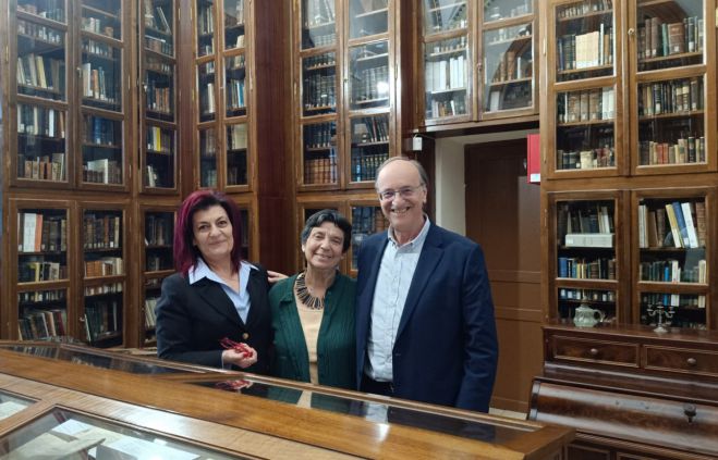 Τη Βιβλιοθήκη Δημητσάνας επισκέφθηκε η Μαρία Ευθυμίου