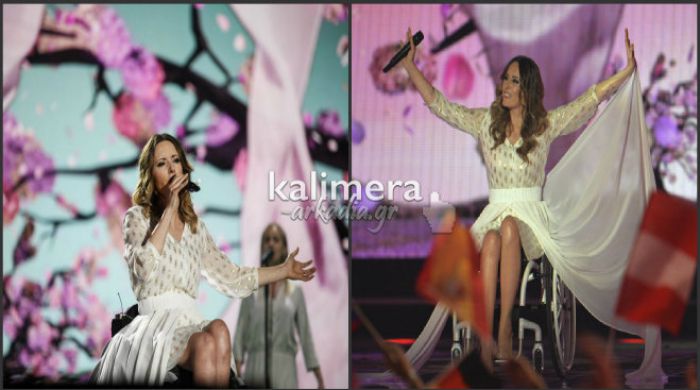 Eurovision 2015 – Τραγούδησε και πέρασε στον τελικό με το αναπηρικό της καροτσάκι! (vd)