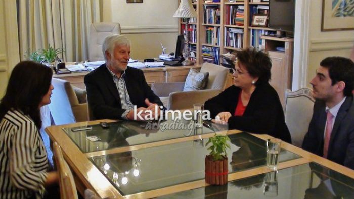 Στην Τρίπολη η ευρωβουλευτής Νίκη Τζαβέλα – Συναντήθηκε με τον Περιφερειάρχη (vd)