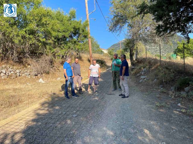 Τσιμεντοστρώσεις στον Δήμο Τρίπολης | Τζιούμης: «Δεν λέμε λόγια, «μιλάμε» με έργα τα οποία ζητούν οι τοπικές κοινωνίες»