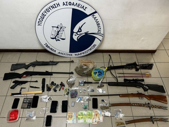 Με τη συνδρομή της ΟΠΚΕ Αρκαδίας εξαρθρώθηκε εγκληματική ομάδα που διακινούσε συστηματικά ποσότητες ναρκωτικών στη Μεσσηνία