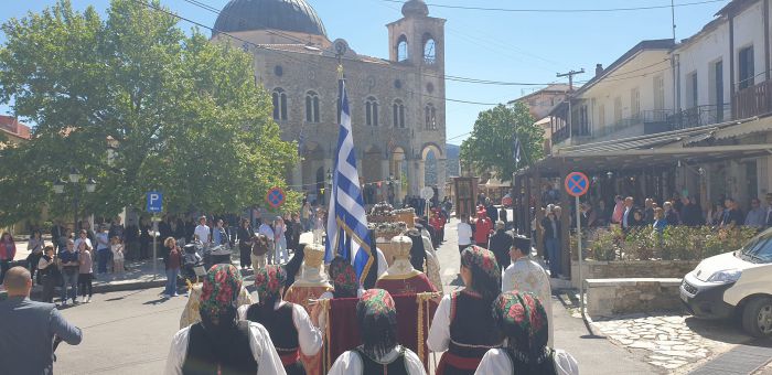 Άγιος Πέτρος Κυνουρίας | Γιορτάστηκε η ανακομιδή των λειψάνων του Αγίου Νείλου του Μυροβλύτη (εικόνες)