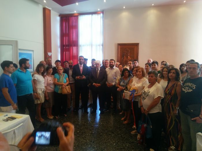 Επίσκεψη και ευχαριστίες προς τον Δήμαρχο Τρίπολης από το Σύνδεσμο των εν Ευβοία Πελοποννησίων