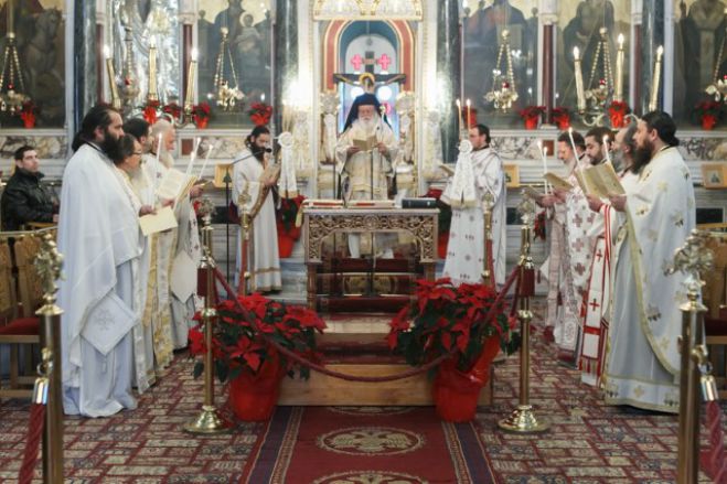 &Tau;&eta;&nu; &pi;&alpha;&rho;&alpha;&mu;&omicron;&nu;ή &tau;&eta;&sigmaf; &Pi;&rho;&omega;&tau;&omicron;&chi;&rho;&omicron;&nu;&iota;ά&sigmaf; &eta; &Lambda;&epsilon;&iota;&tau;&omicron;&upsilon;&rho;&gamma;ί&alpha; &Alpha;&gamma;ί&omicron;&upsilon; &Iota;&alpha;&kappa;ώ&beta;&omicron;&upsilon; &Alpha;&delta;&epsilon;&lambda;&phi;&omicron;&theta;έ&omicron;&upsilon; &sigma;&tau;&eta;&nu; &Tau;&rho;ί&pi;&omicron;&lambda;&eta;