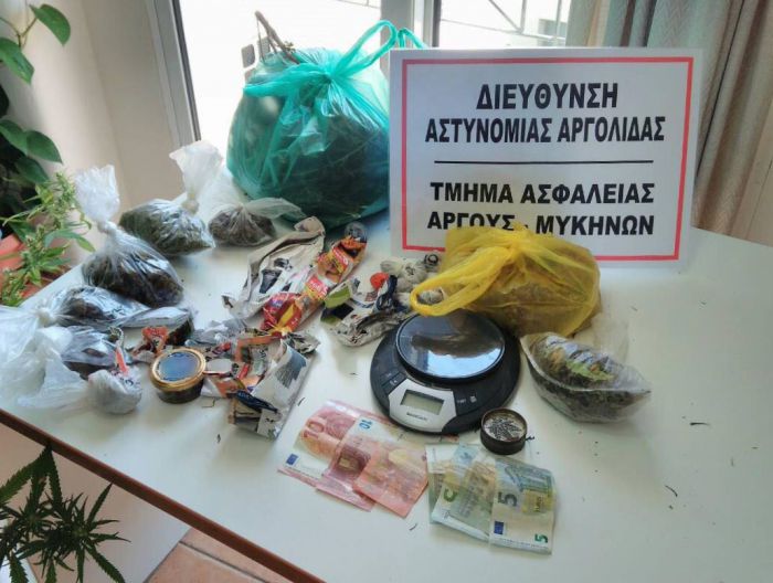 Σύλληψη για ναρκωτικά και λαθραίο καπνό στην Αργολίδα