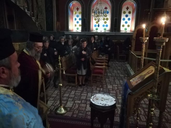 &Alpha;&gamma;&rho;&upsilon;&pi;&nu;ί&alpha; &gamma;&iota;&alpha; &tau;&eta; &mu;&nu;ή&mu;&eta; &tau;&omicron;&upsilon; &Alpha;&gamma;ί&omicron;&upsilon; &Gamma;&rho;&eta;&gamma;&omicron;&rho;ί&omicron;&upsilon; &sigma;&tau;&eta;&nu; &Tau;&rho;ί&pi;&omicron;&lambda;&eta; (&epsilon;&iota;&kappa;ό&nu;&epsilon;&sigmaf;)