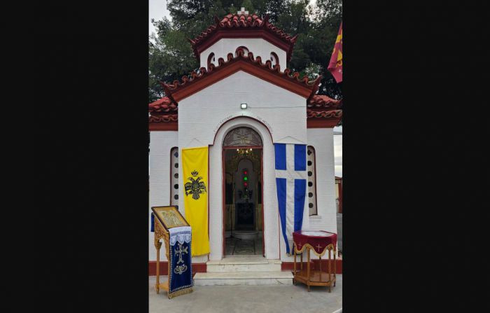 Πανηγυρικός εσπερινός στο Παρεκκλήσιο του Ευαγγελισμού της Θεοτόκου εντός του 11ου ΣΠ