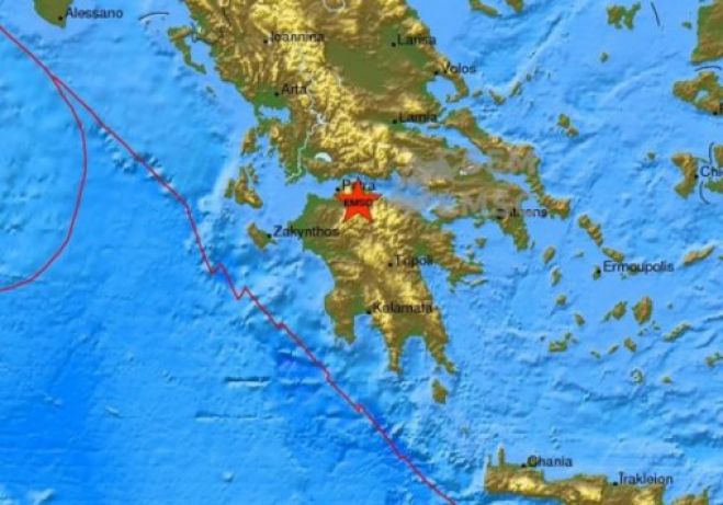 Σεισμός το απόγευμα στην Πελοπόννησο