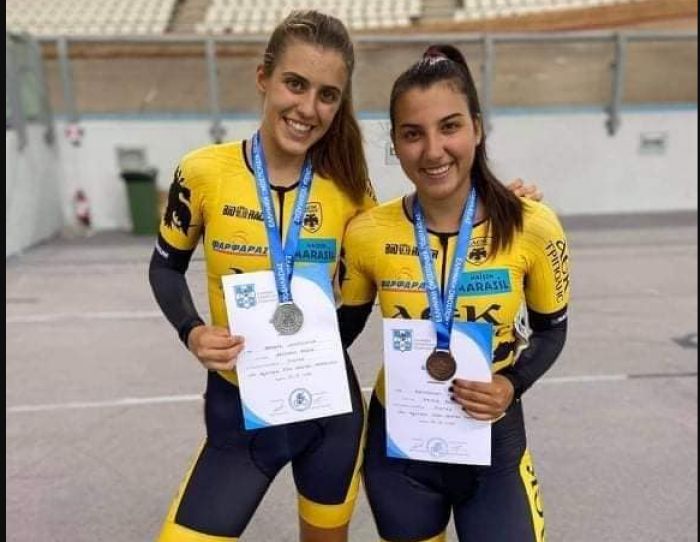 Ποδηλασία - ΑΕΚ Τρίπολης | Τέσσερα αργυρά για τη Φαρφαρά, δύο χάλκινα για τη Ρηγοπούλου σε Πανελλήνιο Πρωτάθλημα!