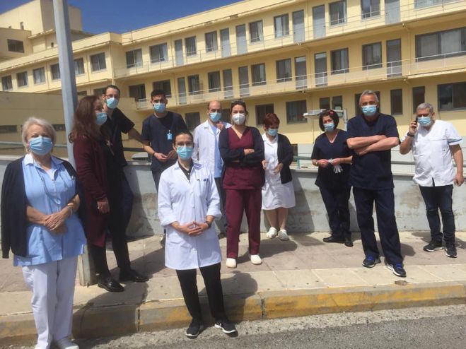 Κινητοποίηση από την ΠΟΕΔΗΝ και στάση εργασίας εργαζομένων στο Παναρκαδικό Νοσοκομείο (εικόνες)