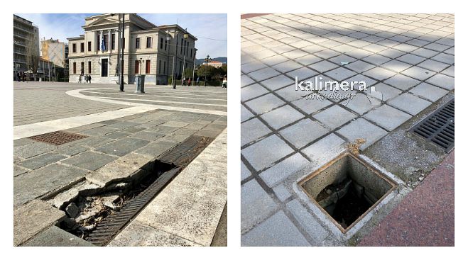 Φθορές και ζημιές ζητούν ... &quot;επούλωση&quot; στην πολυσύχναστη πλατεία Άρεως (εικόνες)