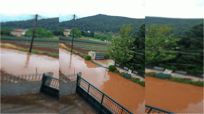 Πλημμύρες ... ξανά στο Ζευγολατιό Αρκαδίας (εικόνες)