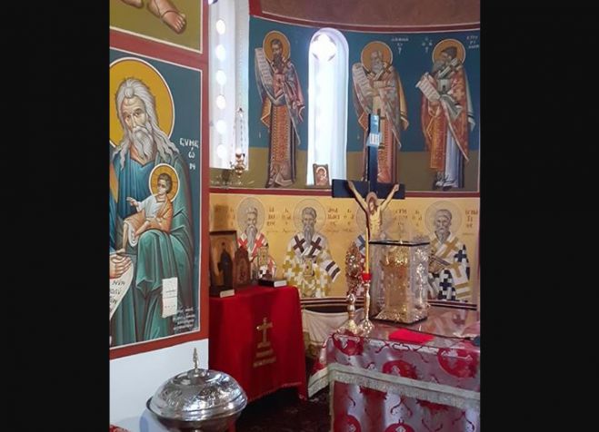 Περδικονέρι Γορτυνίας | Ολοκληρώθηκε η ανακαίνιση του ιερού του Αγίου Δημητρίου (εικόνες)