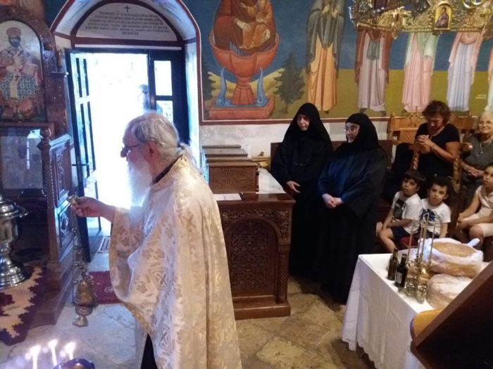 Μονή Κλειβωκάς | Ο Εσπερινός Αποδόσεως της Εορτής Κοιμήσεως της Θεοτόκου (εικόνες)