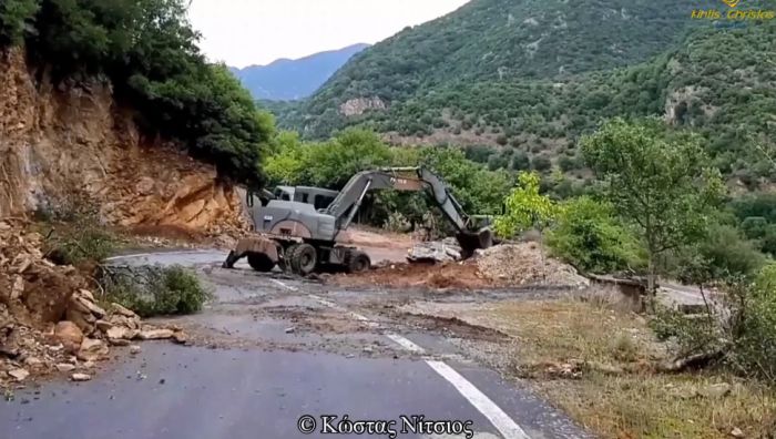 Δείτε βίντεο με τα έργα διαπλάτυνσης του δρόμου &quot;Τρόπαια – Φράγμα Λίμνης Λάδωνα&quot; (vd)