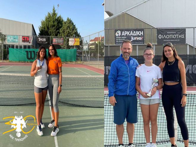 Tripolis Open | 2η και 3η θέση για Αποστολίδη και Παπαντώνη της ΑΕΚ Τρίπολης