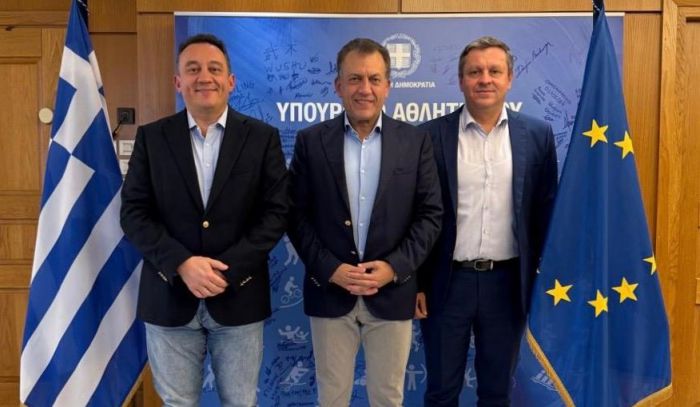 Βλάσης και Καμπύλης στο Βρούτση | Συζήτηση για αθλητικά έργα και διεκδίκηση των Πανευρωπαϊκών Αγώνων Βάδην!