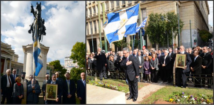 Οι Γορτύνιοι τίμησαν τον «Γέρο του Μοριά» στην Αθήνα (εικόνες)