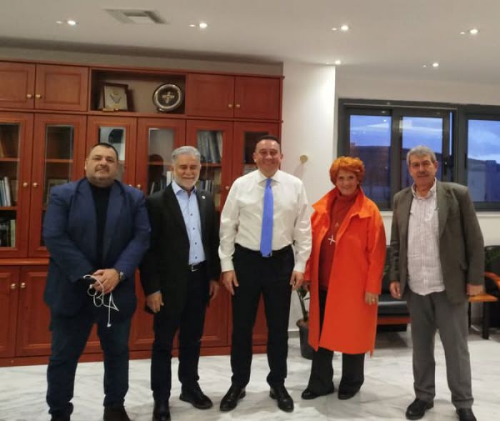 Με τον Βλάση συναντήθηκε η διοίκηση της Παναρκαδικής Ομοσπονδίας Ελλάδος - Αυτά τα ζητήματα τέθηκαν στο &quot;τραπέζι&quot; της συζήτησης