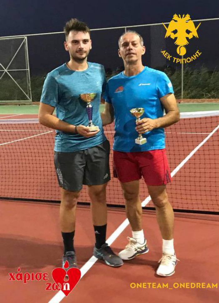 Όμιλος τένις ΑΕΚ Τρίπολης | Δύο πρωτιές ο Διονυσόπουλος