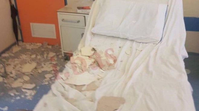 Κατέρρευσε το ταβάνι στο Νοσοκομείο Νίκαιας - Τραυματίστηκε μία γυναίκα (εικόνες)