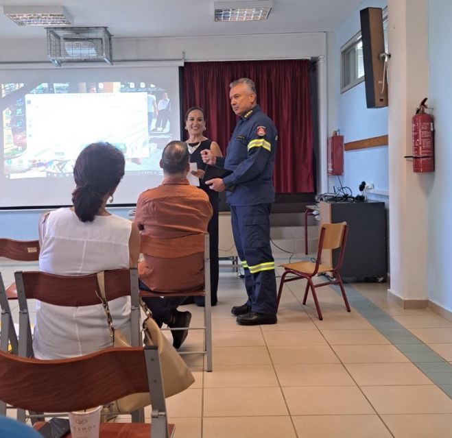 Πυροσβεστική Παιδεία σε σχολεία της Διεύθυνσης Πρωτοβάθμιας Εκπαίδευσης Αρκαδίας
