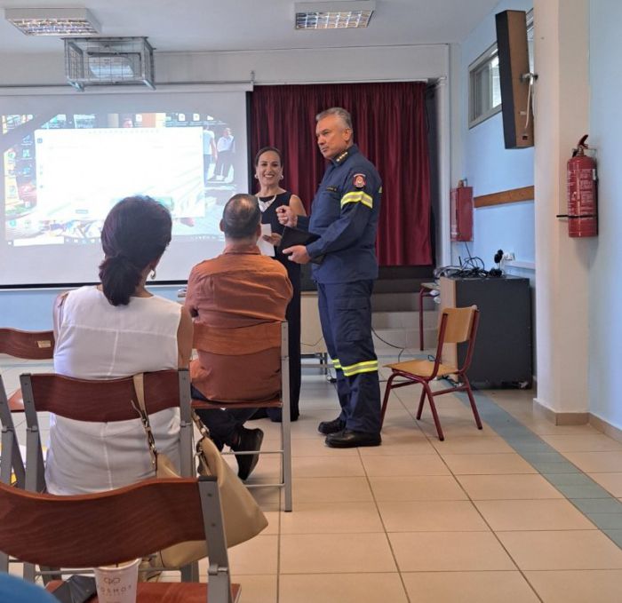 Πυροσβεστική Παιδεία σε σχολεία της Διεύθυνσης Πρωτοβάθμιας Εκπαίδευσης Αρκαδίας