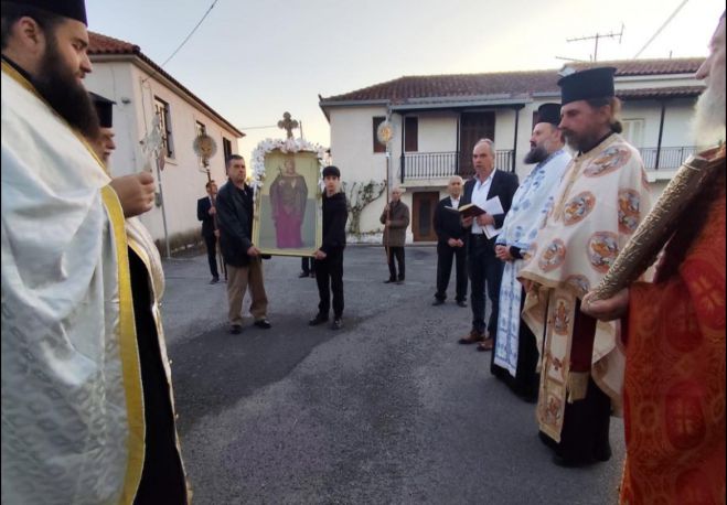 Εσπερινός προς τιμήν της Αγίας Μαύρας και του Αγίου Τιμοθέου, σε Κερασίτσα και Δεμίρι (εικόνες)