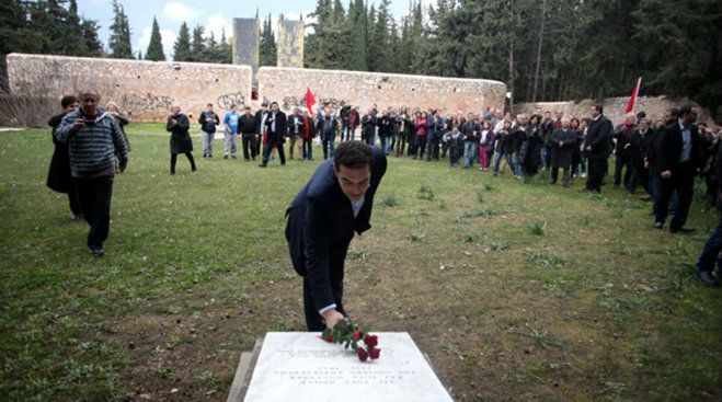 Τσίπρας: Λουλούδια στο σκοπευτήριο Καισαριανής ... αμέσως μετά την ορκωμοσία του!