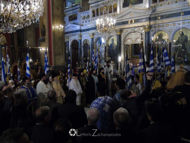Τρίπολη - Αρχιερατική Θεία Λειτουργία για την επέτειο της 28ης Οκτωβρίου στον Μητροπολιτικό Ναό (εικόνες)