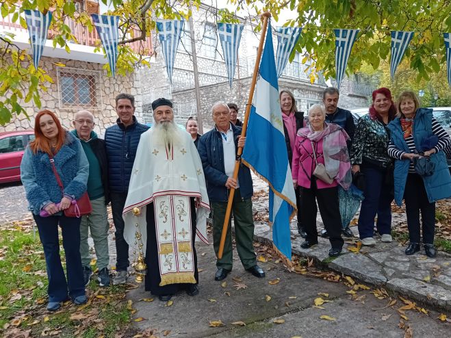 Επιμνημόσυνη δέηση  για τους Ζατουνίτες πεσόντες, στον πόλεμο του 1940
