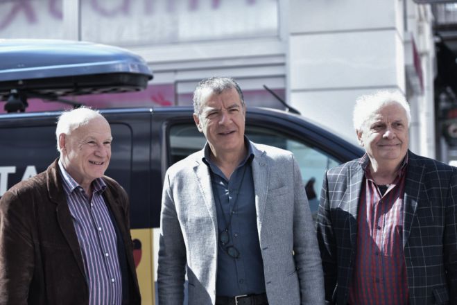 Θεοδωράκης από την Τρίπολη: &quot;Αισθάνομαι πολύ καλά που ο κόσμος ζητά να συνεχίσουμε με το Ποτάμι&quot; (vd)