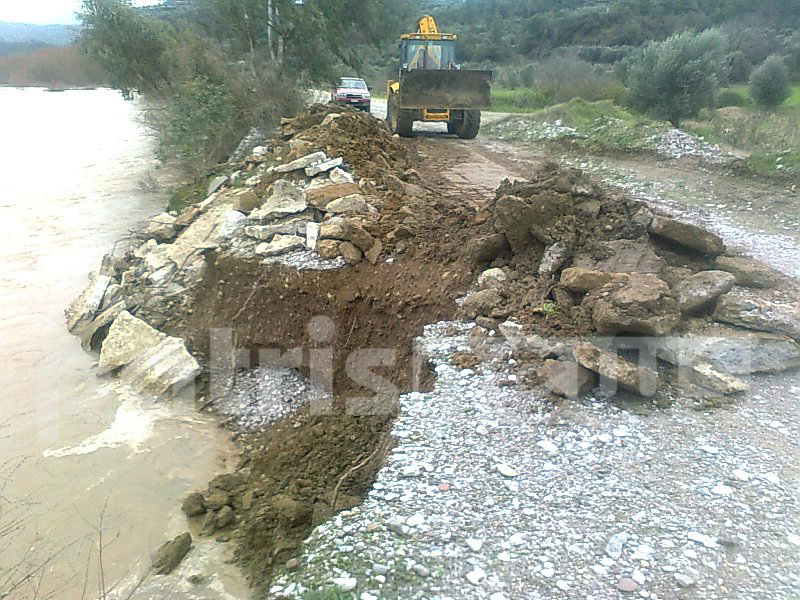 Ο Αλφειός πλημμύρισε και «απείλησε» το Πλουτοχώρι!