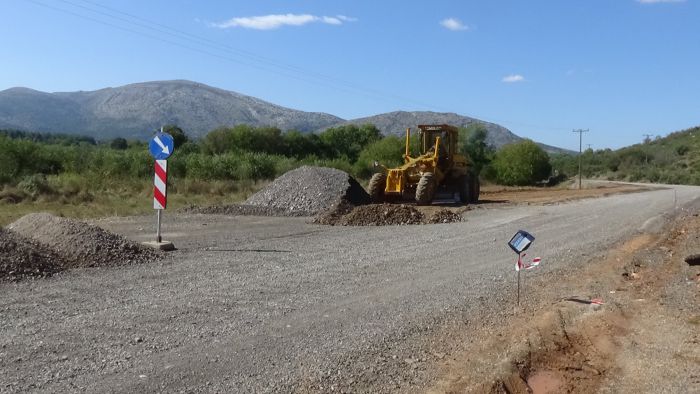 &quot;Τρίπολη - Άστρος&quot; | Νέο έργο σε επικίνδυνα σημεία μετά τη διασταύρωση προς Καστρί (εικόνες)