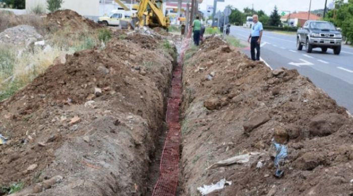 Έργα προστασίας στον αγωγό του Μεθυδρίου στη Σκοπή (vd)