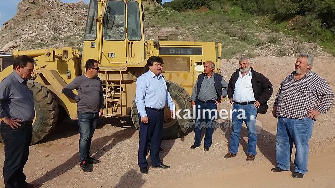 Θέμα χρόνου να τελειώσουν τα έργα στον απαράδεκτο δρόμο &quot;Βούτσι – Βυδιάκι&quot; (vd)