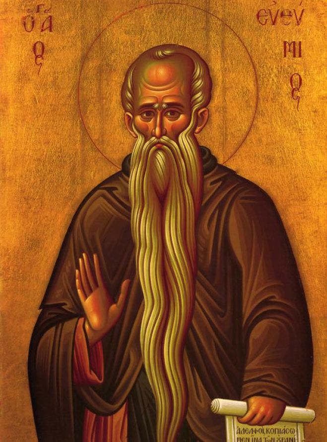 &Tau;&rho;ί&pi;&omicron;&lambda;&eta; | &Alpha;&gamma;&rho;&upsilon;&pi;&nu;ί&alpha; &sigma;&tau;&eta; &mu;&nu;ή&mu;&eta; &tau;&omicron;&upsilon; &Alpha;&gamma;ί&omicron;&upsilon; &Epsilon;&upsilon;&theta;&upsilon;&mu;ί&omicron;&upsilon;