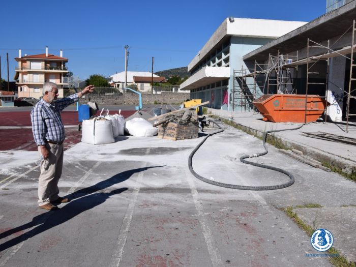 Τρίπολη | Προχωρούν τα έργα σε 1ο Γυμνάσιο και Λύκειο Τρίπολης (vd)