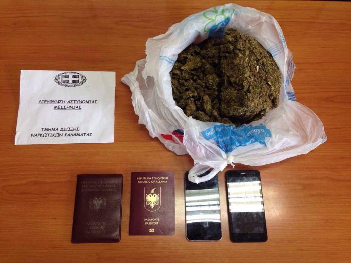 Συνελήφθησαν δύο αλβανοί για ναρκωτικά στη Μεσσηνία