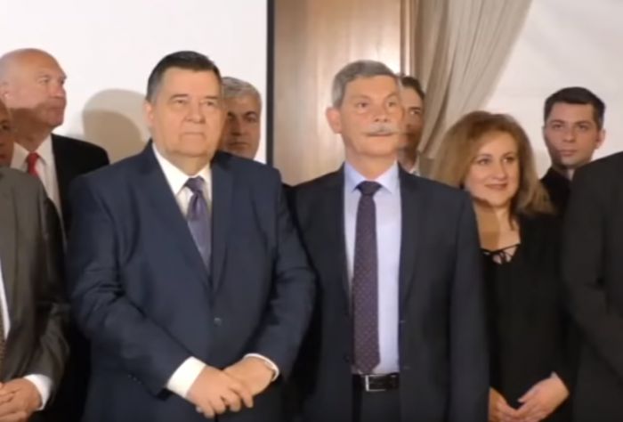 Σε κοινό ευρωψηφοδέλτιο Καρατζαφέρης και Συναδινός! (vd)