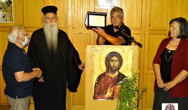 Οι Γορτύνιοι της Σπάρτης τίμησαν τον Πρωτοπρεσβύτερο Γεώργιο Μπλάθρα (εικόνες)