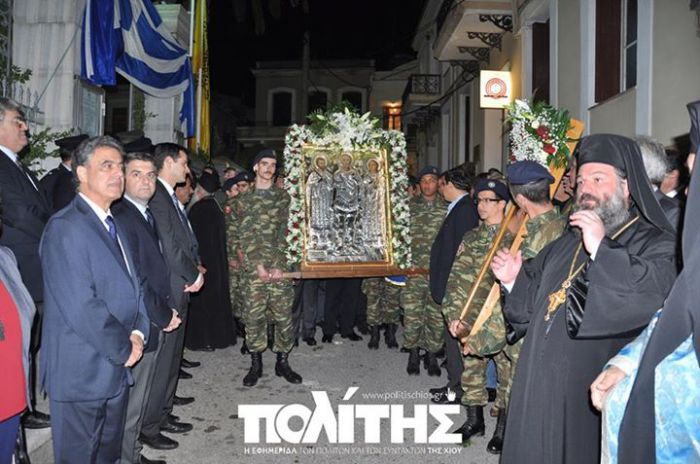 Επίσκεψη Οδυσσέα στη Χίο: Η αναφορά στους αγωνιστές της Ελευθερίας και η ανθρωπιά προς τους πρόσφυγες