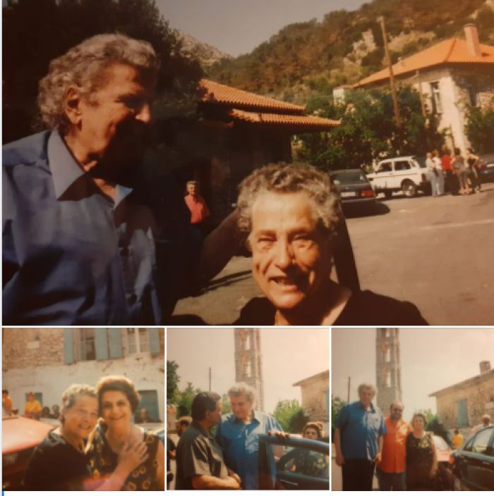 Ο Μίκης, η γυναίκα και τα εγγόνια του το 2003 στη Ζάτουνα! (εικόνες)