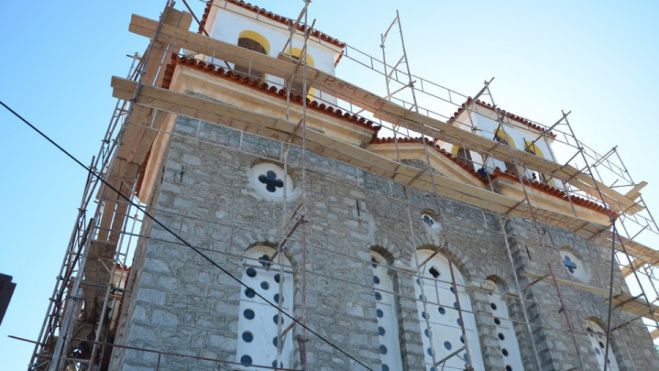 Θεόκτιστο | Δωρεά του εφοπλιστή Μαρτίνου για έργα στο ναό του Αγίων Θεοδώρων (εικόνες)